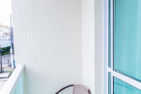Varanda da Sala de apartamento à venda com 3 quartos, 136m² em Parque Oratório, Santo André