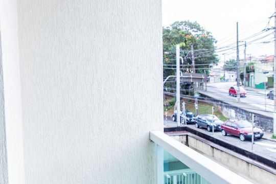 Varanda da Sala de apartamento à venda com 3 quartos, 136m² em Parque Oratório, Santo André