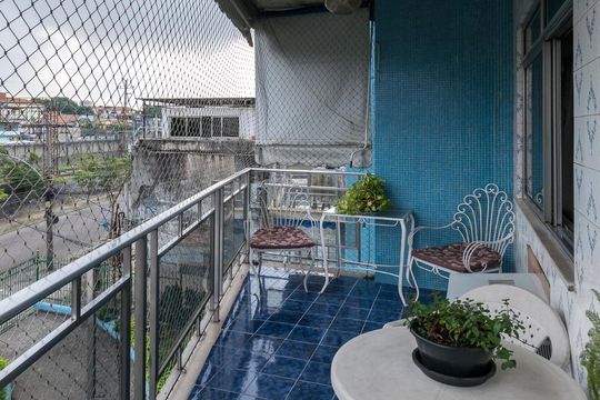 Varanda da Sala de apartamento à venda com 2 quartos, 64m² em Bonsucesso, Rio de Janeiro