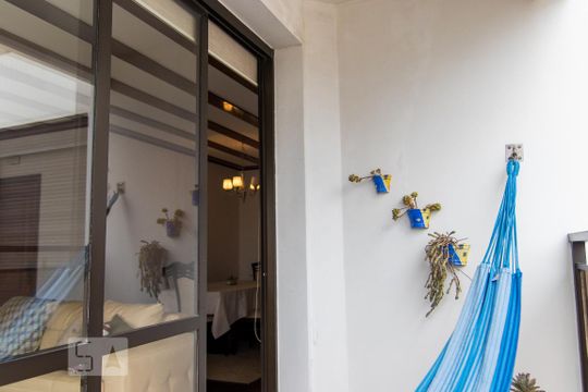 Varanda de apartamento à venda com 4 quartos, 140m² em Centro, Santo André