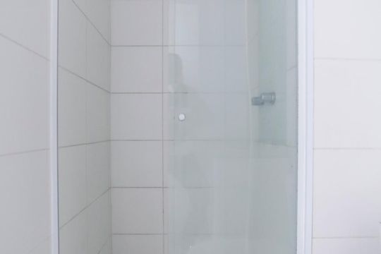 Banheiro da Suíte de apartamento à venda com 1 quarto, 54m² em Consolação, São Paulo