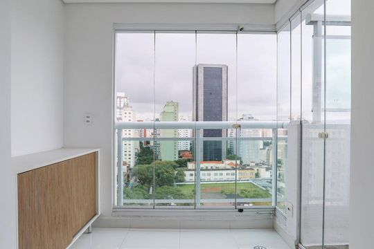 Varanda de apartamento à venda com 1 quarto, 54m² em Consolação, São Paulo
