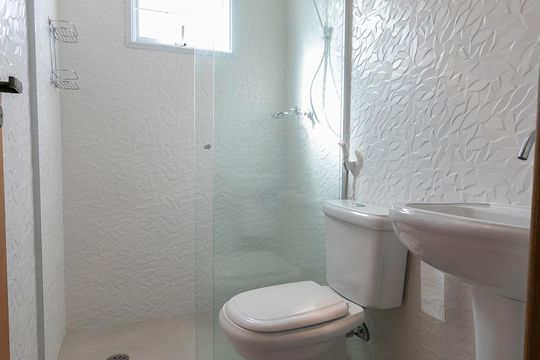 Banheiro da Suíte 1 de casa à venda com 3 quartos, 170m² em Vila Gomes Cardim, São Paulo