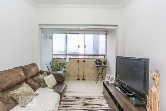 Sala de Estar de apartamento à venda com 3 quartos, 73m² em Jaguaré, São Paulo