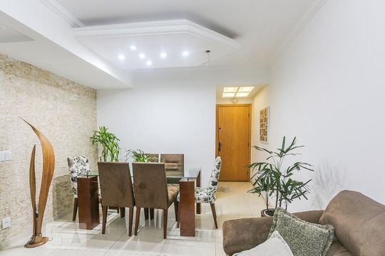 Sala de Estar de apartamento à venda com 3 quartos, 73m² em Jaguaré, São Paulo