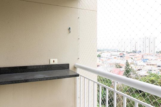 Varanda da Sala de apartamento para alugar com 2 quartos, 51m² em Gopouva, Guarulhos