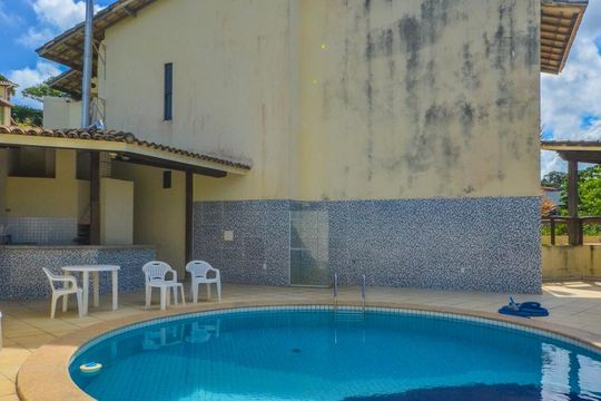 Área comum - Piscina de casa de condomínio para alugar com 2 quartos, 130m² em Patamares, Salvador