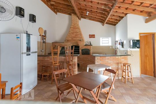 Área comum - Churrasqueira de apartamento à venda com 3 quartos, 63m² em Vila Industrial, Campinas