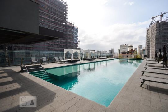 Área comum de kitnet/studio à venda com 1 quarto, 34m² em Pinheiros, São Paulo