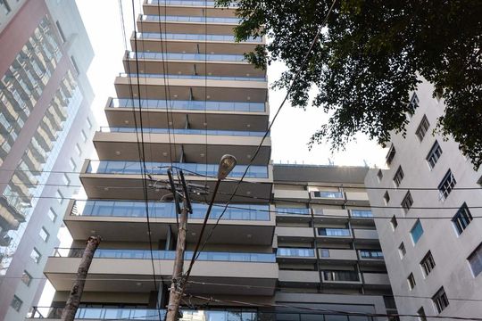 Fachada de kitnet/studio à venda com 1 quarto, 34m² em Pinheiros, São Paulo