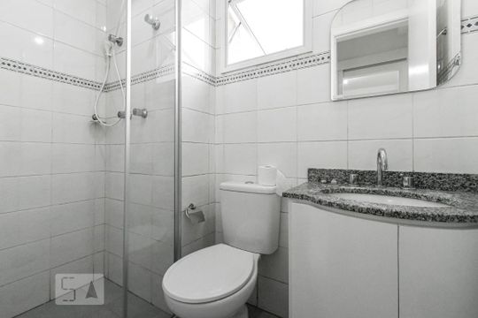 Banheiro de apartamento para alugar com 1 quarto, 45m² em Jardim Paulista, São Paulo