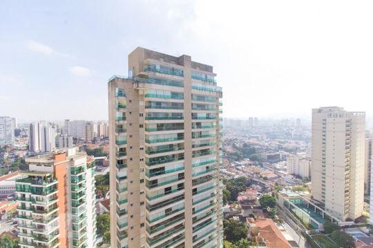 Vista da Sala de apartamento à venda com 4 quartos, 257m² em Santana, São Paulo