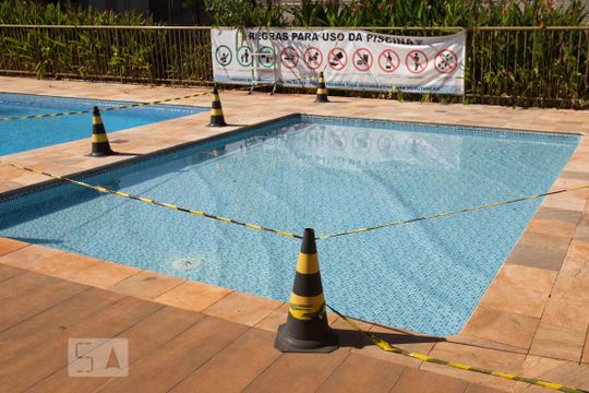 Área comum - piscina infantil de apartamento para alugar com 2 quartos, 48m² em Jardim Interlagos, Ribeirão Preto