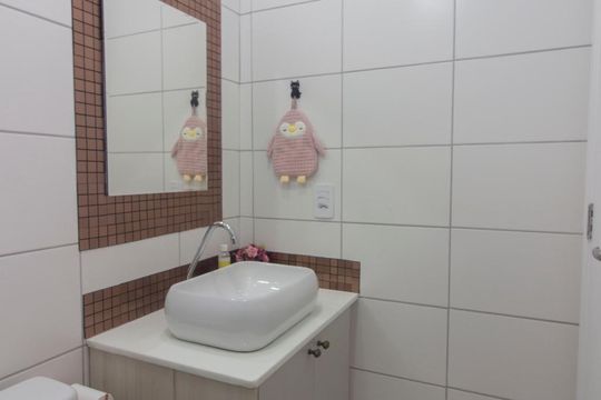 Banheiro de kitnet/studio à venda com 1 quarto, 29m² em Bela Vista, São Paulo