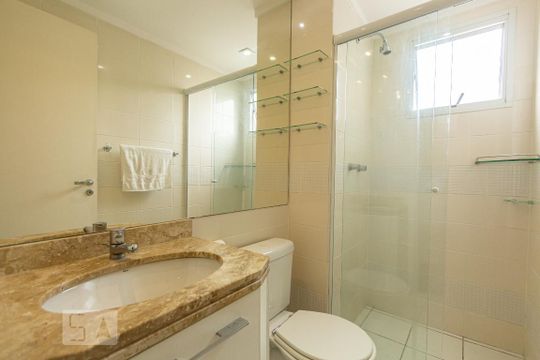 Banheiro de apartamento para alugar com 2 quartos, 48m² em Vila Andrade, São Paulo