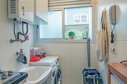 Lavanderia de apartamento à venda com 1 quarto, 80m² em Chácara Santo Antônio (zona Sul), São Paulo