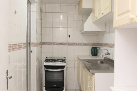 Cozinha de apartamento à venda com 2 quartos, 96m² em Centro Histórico, Porto Alegre