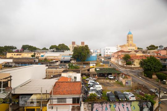 Vista das Salas de apartamento para alugar com 1 quarto, 56m² em Ponte Preta, Campinas