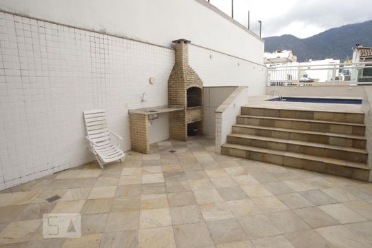 Área comum - Churrasqueira de apartamento à venda com 3 quartos, 97m² em Tijuca, Rio de Janeiro