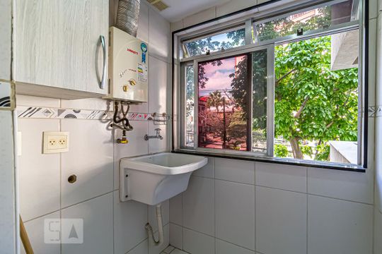 Área de Serviço de apartamento à venda com 3 quartos, 75m² em Pechincha, Rio de Janeiro