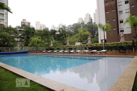 Área comum - Piscina de apartamento para alugar com 2 quartos, 77m² em Jardim Fonte do Morumbi, São Paulo