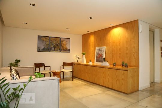 Hall social de apartamento para alugar com 2 quartos, 77m² em Jardim Fonte do Morumbi, São Paulo