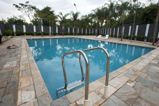 Área comum - piscina grande de apartamento para alugar com 2 quartos, 60m² em Republica, Ribeirão Preto