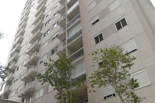 Fachada interna de apartamento à venda com 2 quartos, 65m² em Brás, São Paulo