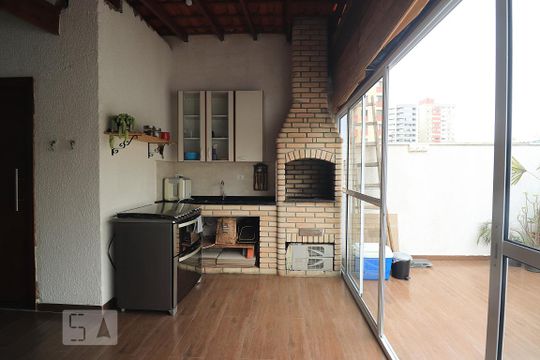Cozinha de apartamento à venda com 3 quartos, 140m² em Vila Santa Teresa, Santo André