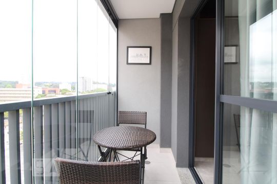 Varanda de kitnet/studio à venda com 1 quarto, 22m² em Jardim das Acacias, São Paulo