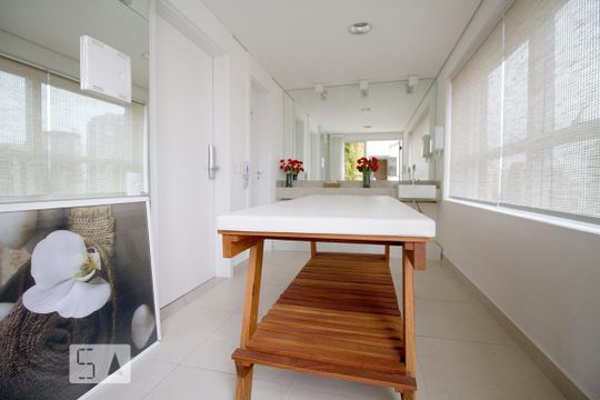 Área comum - Sala de Massagem de kitnet/studio à venda com 1 quarto, 44m² em Brooklin, São Paulo