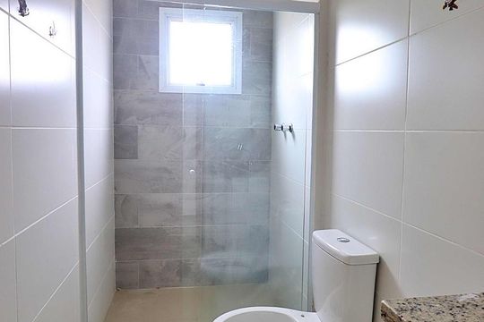 Banheiro Social 1 de apartamento para alugar com 4 quartos, 170m² em Campestre, Santo André