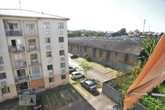 Vista da sala de apartamento para alugar com 2 quartos, 50m² em Campo Grande, Rio de Janeiro