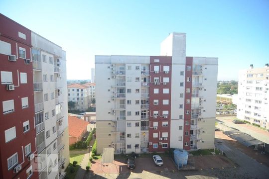 Vista sacada de apartamento à venda com 2 quartos, 57m² em Fátima, Canoas