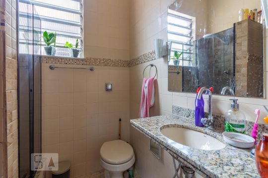 Banheiro de apartamento à venda com 2 quartos, 50m² em Encantado, Rio de Janeiro