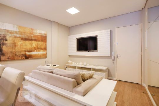 Sala de apartamento à venda com 1 quarto, 43m² em República, São Paulo