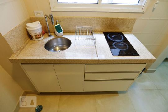 Pia de apartamento à venda com 1 quarto, 43m² em República, São Paulo