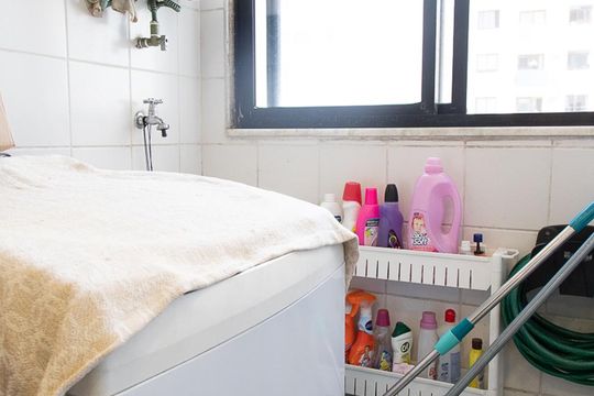 Área de serviço de apartamento à venda com 2 quartos, 78m² em Recreio dos Bandeirantes, Rio de Janeiro