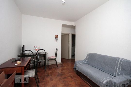 Sala de apartamento à venda com 1 quarto, 49m² em República, São Paulo