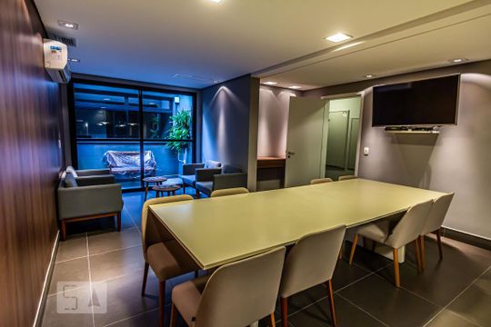 Salão gourmet de kitnet/studio à venda com 1 quarto, 40m² em Higienópolis, São Paulo