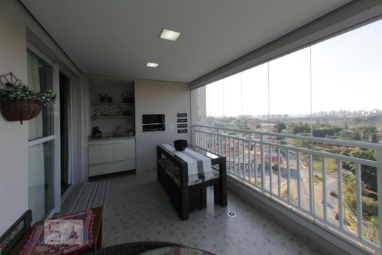 Varanda da sala de apartamento à venda com 3 quartos, 82m² em Mauá, São Caetano do Sul