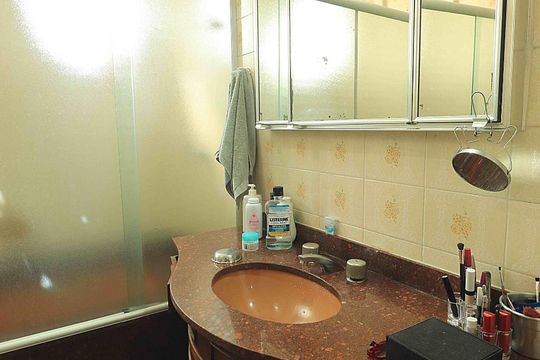 Banheiro da Suíte de apartamento à venda com 3 quartos, 313m² em Jardim Bela Vista, Santo André