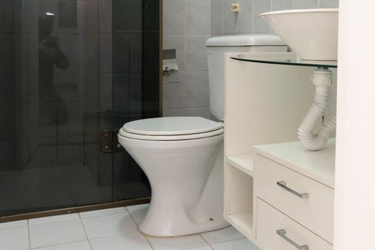 Banheiro Social de apartamento para alugar com 3 quartos, 75m² em Planalto Paulista, São Paulo