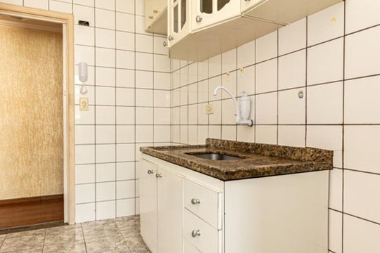 Cozinha de apartamento à venda com 2 quartos, 59m² em Jardim Ponte Rasa, São Paulo