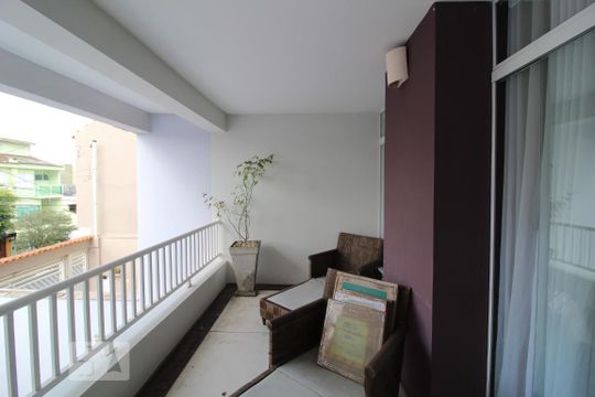 Sacada Sala de casa à venda com 3 quartos, 342m² em Olímpico, São Caetano do Sul