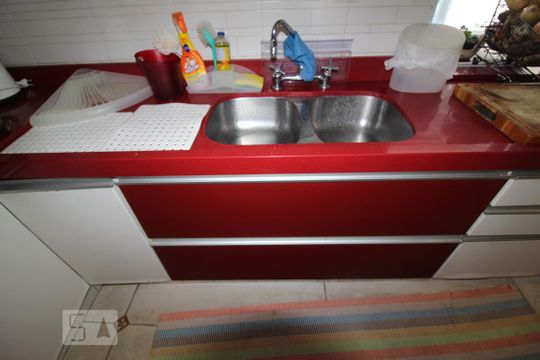 Cozinha pia de casa à venda com 3 quartos, 342m² em Olímpico, São Caetano do Sul