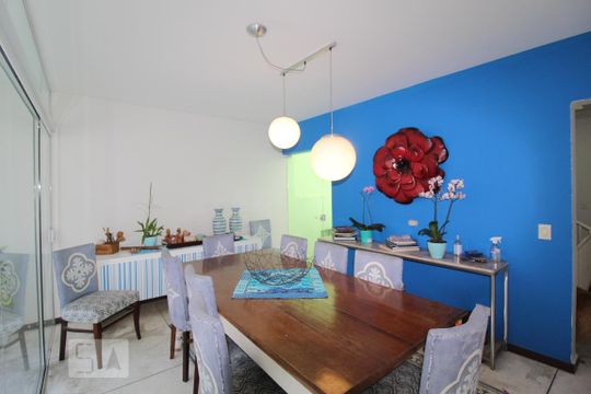 Sala jantar de casa à venda com 3 quartos, 342m² em Olímpico, São Caetano do Sul