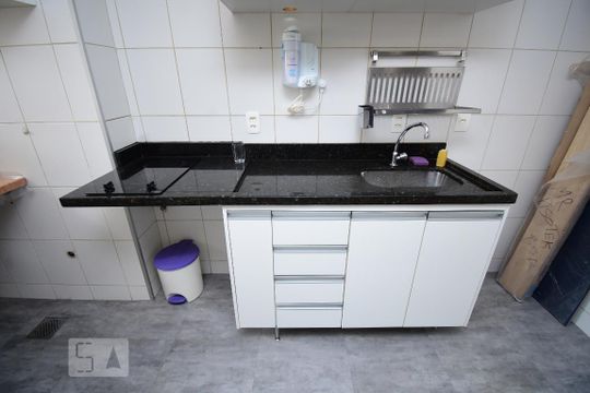 Cozinha - Armários de apartamento para alugar com 1 quarto, 36m² em Sul (águas Claras), Brasília