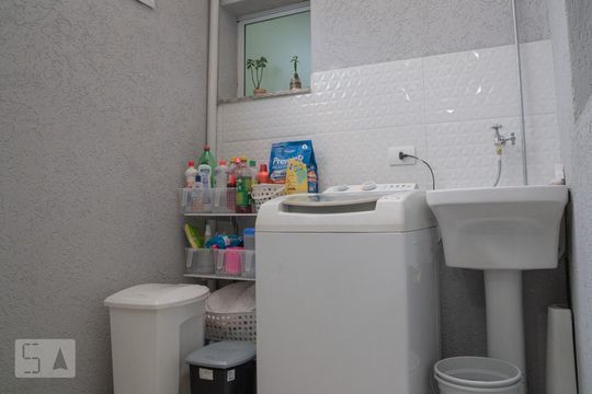 Área de Serviço de apartamento à venda com 2 quartos, 56m² em Jardim Ana Maria, Santo André