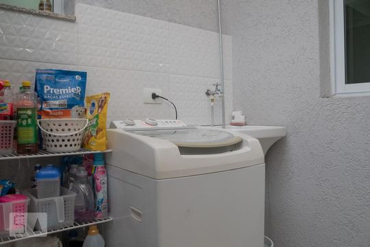 Área de Serviço de apartamento à venda com 2 quartos, 56m² em Jardim Ana Maria, Santo André